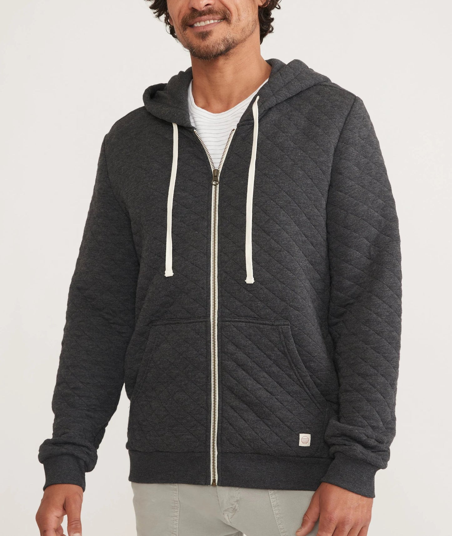 Jordan Corbet Quilted Full Zip Hoodie