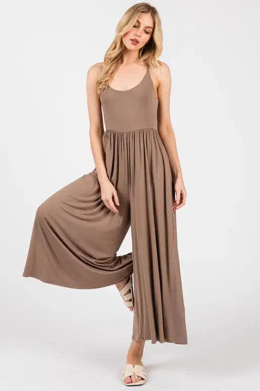 Adeline Wide-leg Cami Jumpsuit