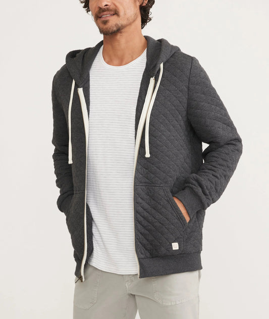 Jordan Corbet Quilted Full Zip Hoodie