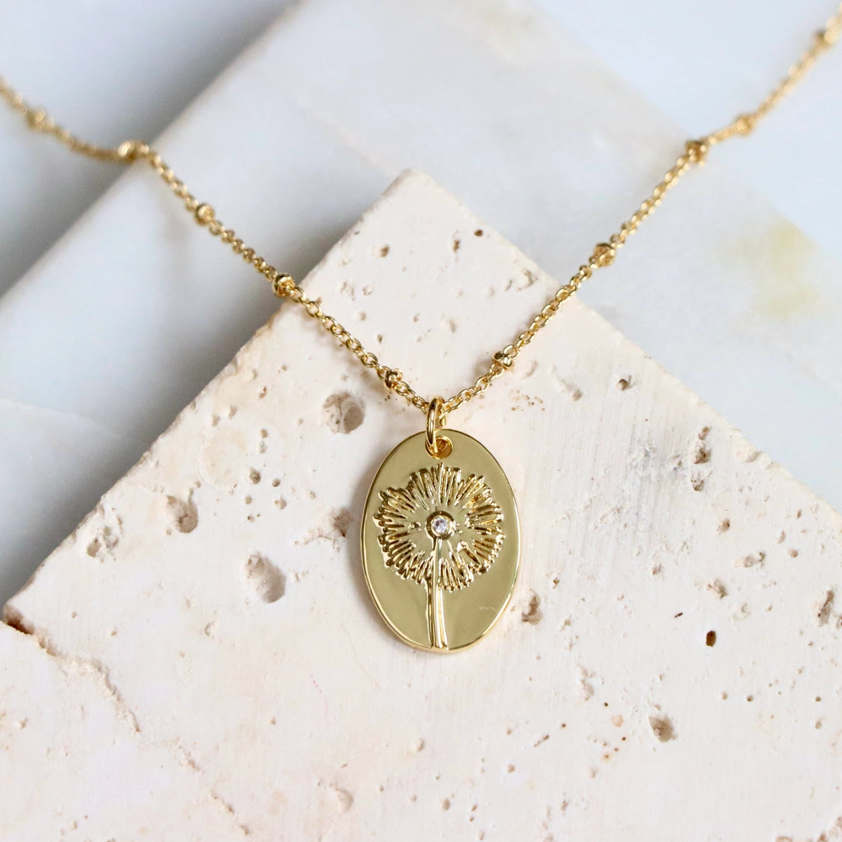 Dandelion Necklace