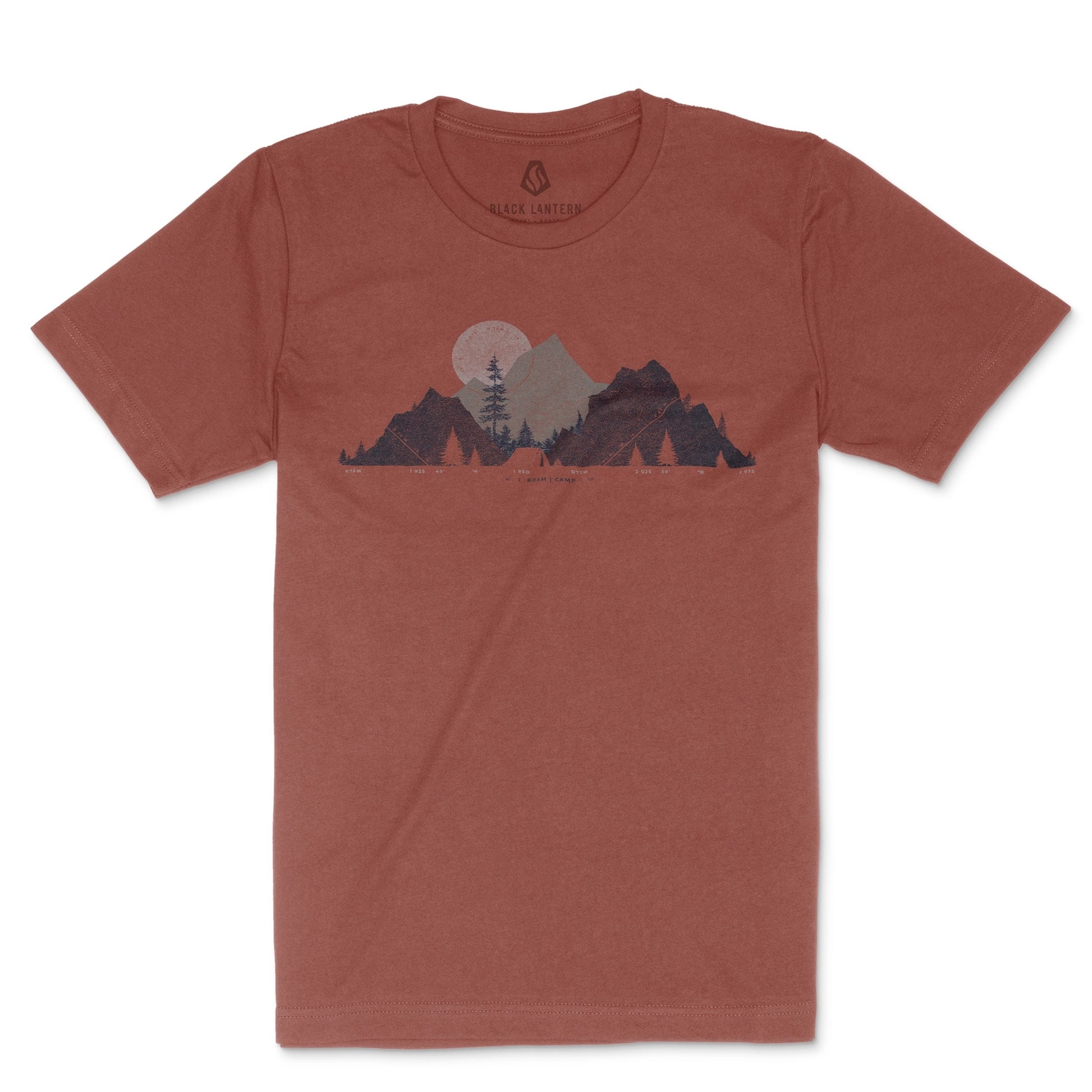 Camp & Topo Men's Camping Themed T-Shirt Small