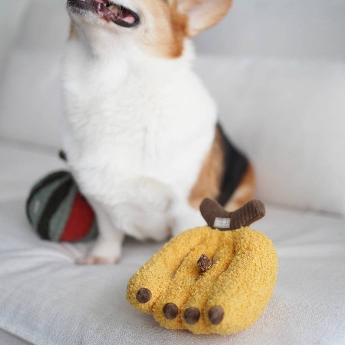 Banana Snuffle Dog Toy