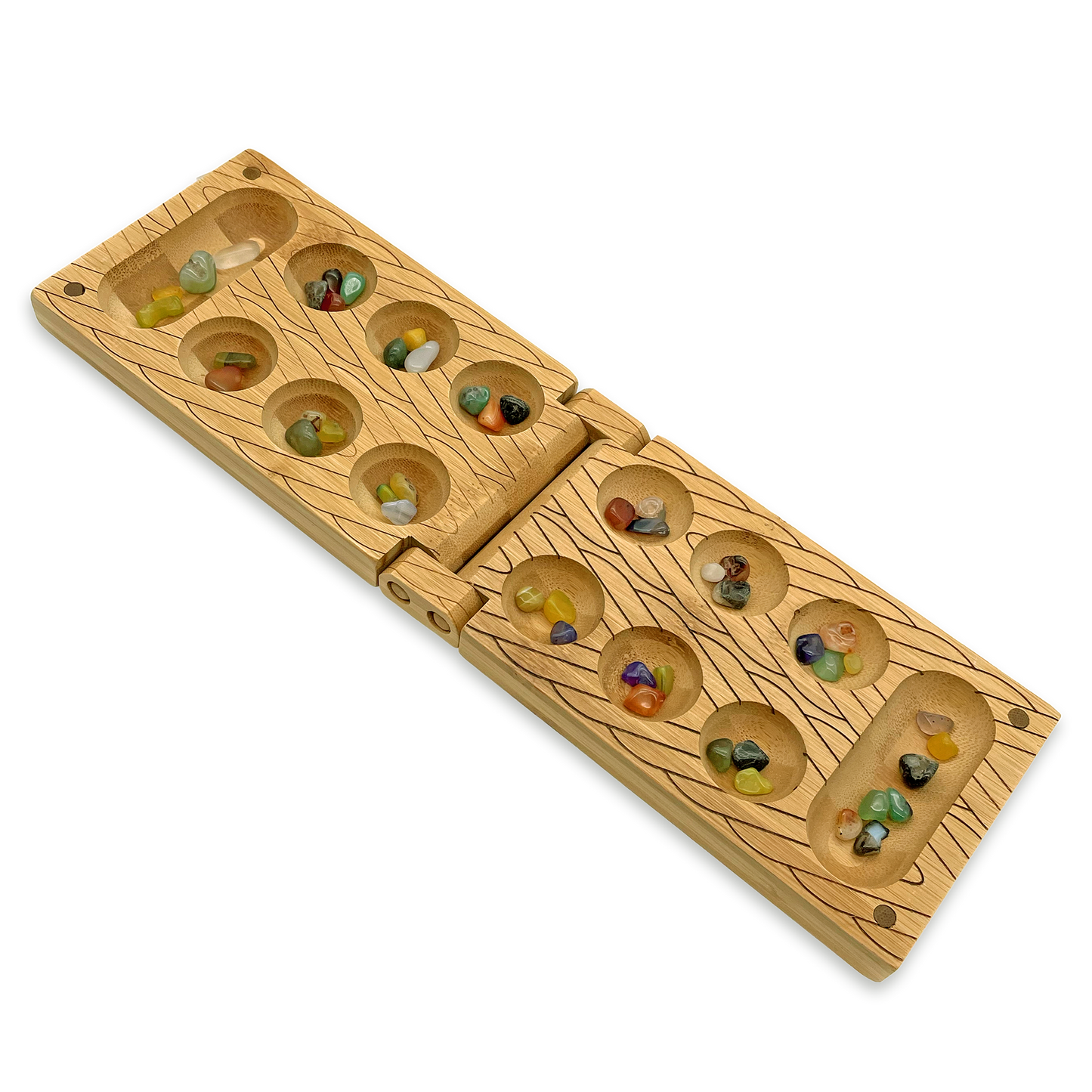 Travel Bamboo Mancala Game