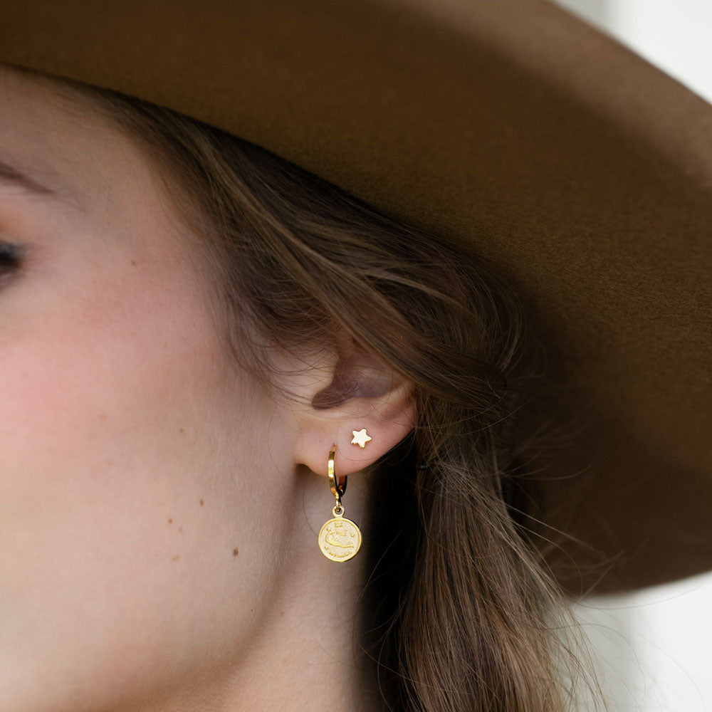 Zodiac Huggie Earring Set - Aries
