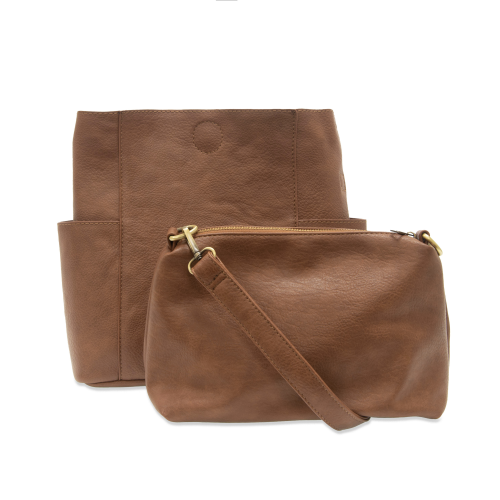 Kayleigh Side Pocket Bucket Bag Wine