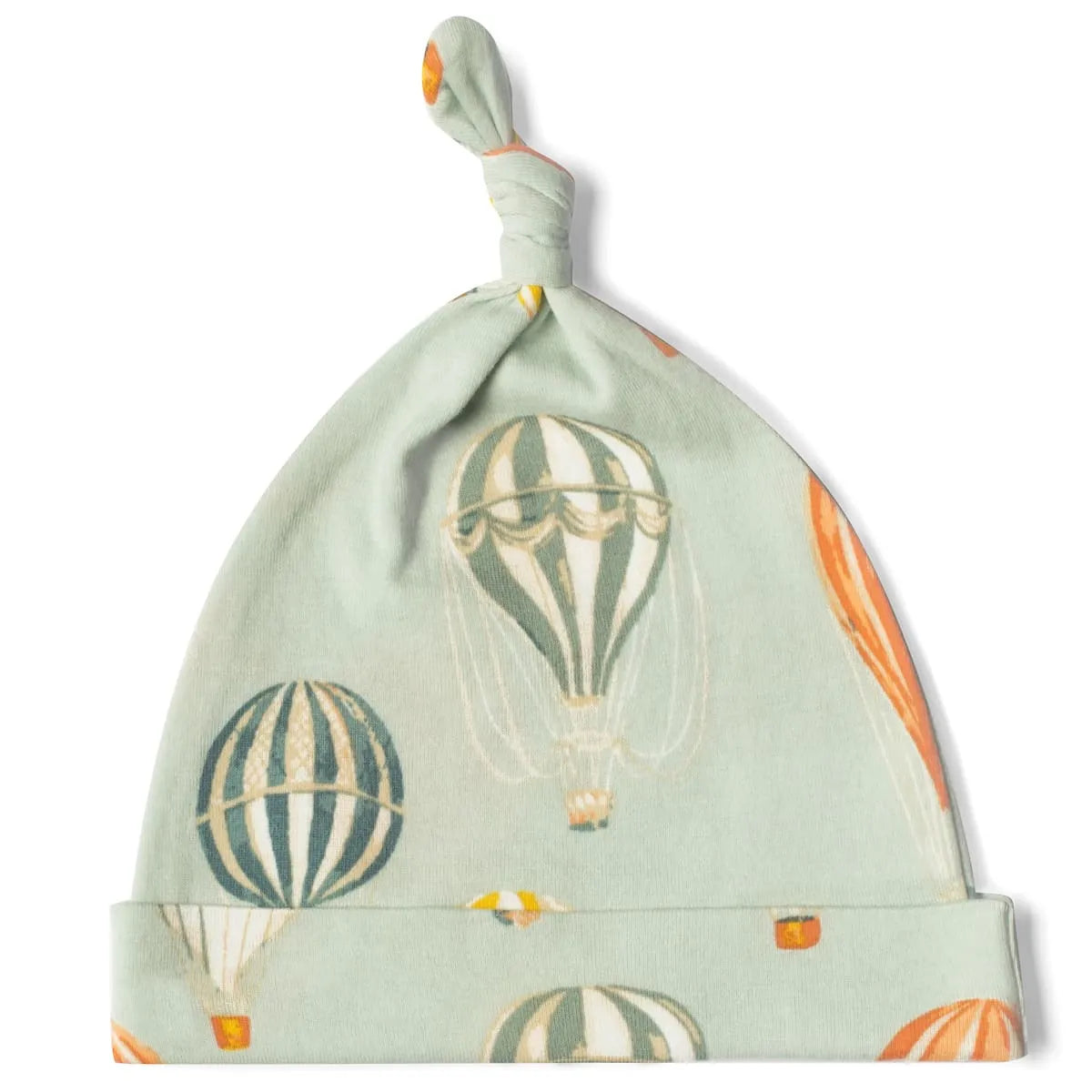 Cozy Vintage Balloons Knotted Beanie Hat 3-6M