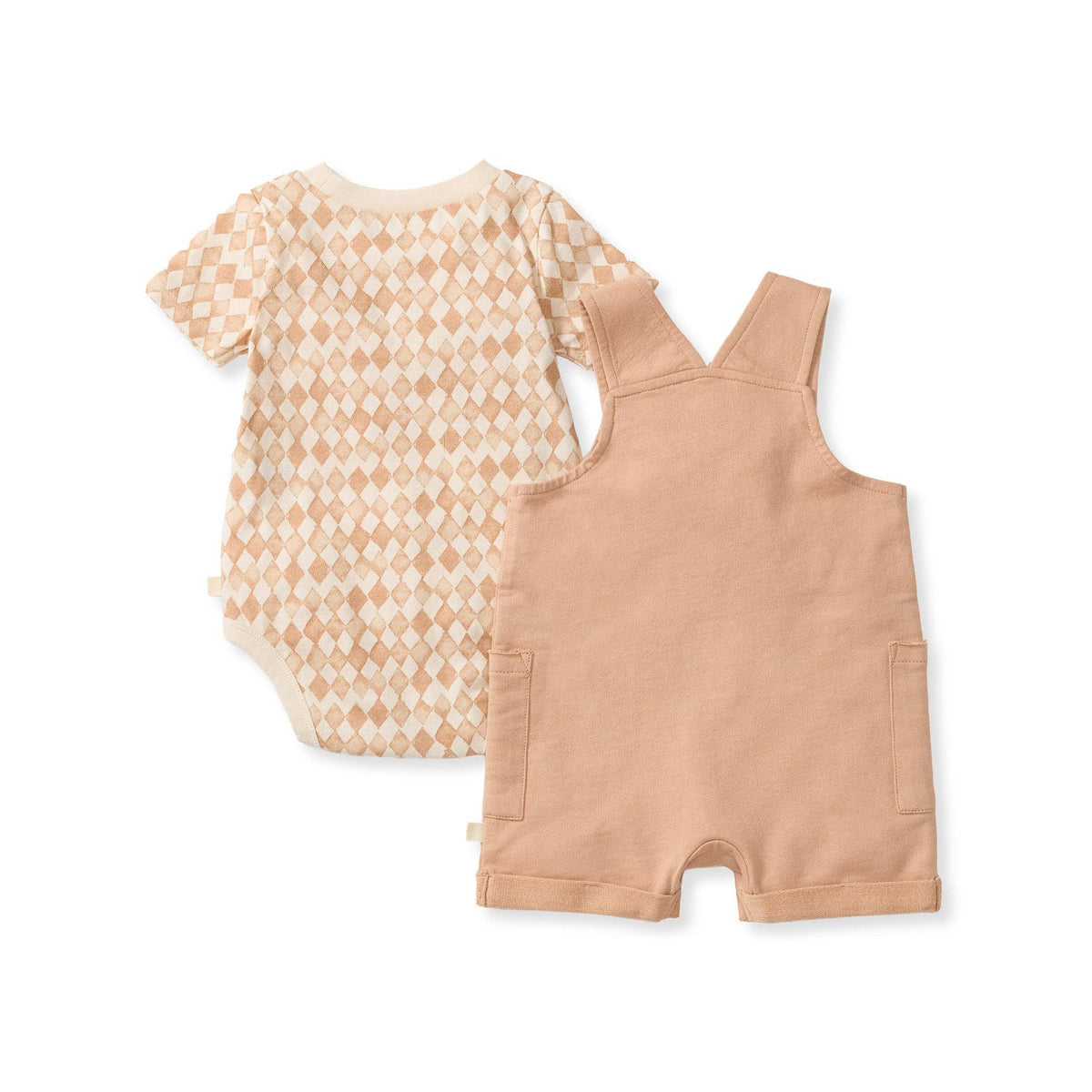 Diamond Tile Romper Set