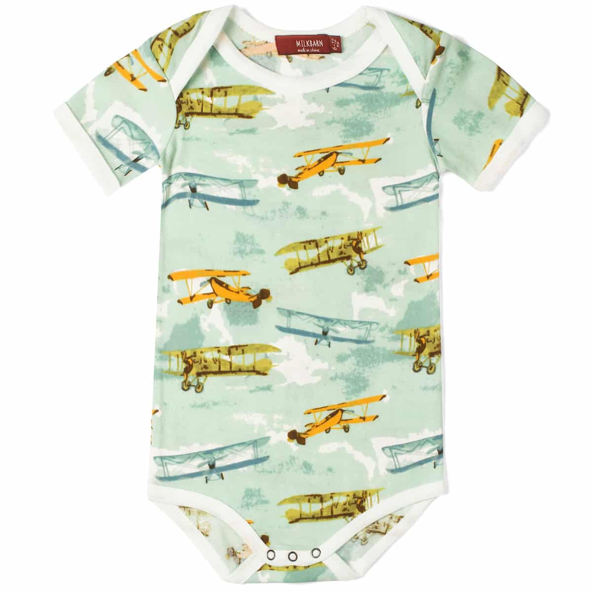 Vintage Planes Short Sleeve Onesie 6-12m