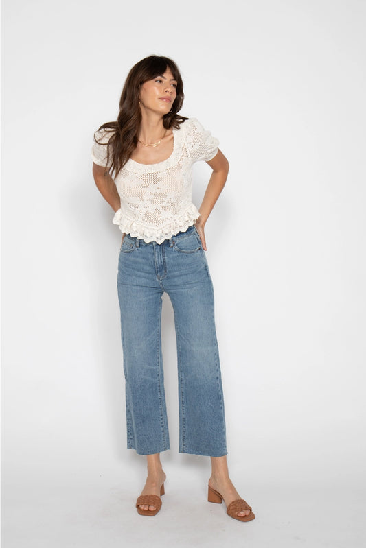 Aberdeen Crop Denim - Classic Vintage