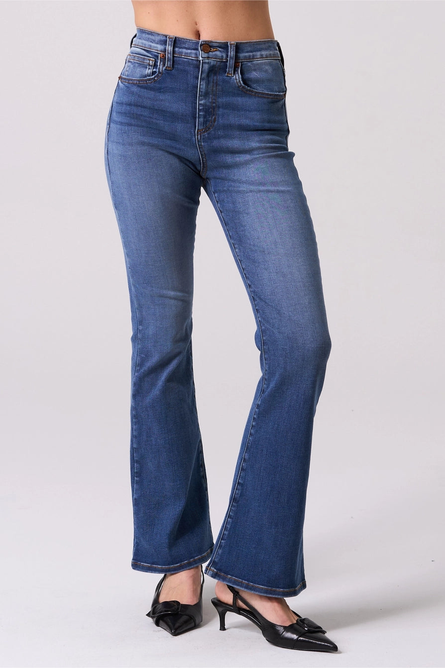Trista High Rise Ultra Stretch Flare Denim 25