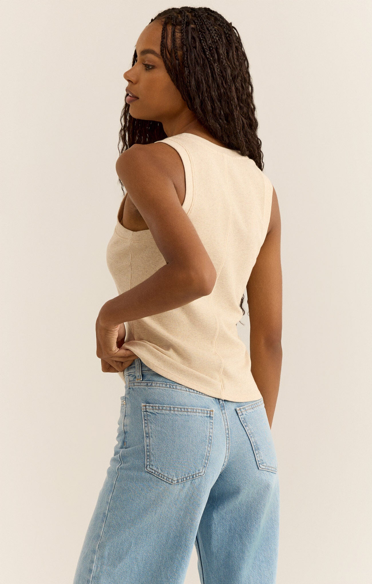 Sirena Rib Tank White X-Small