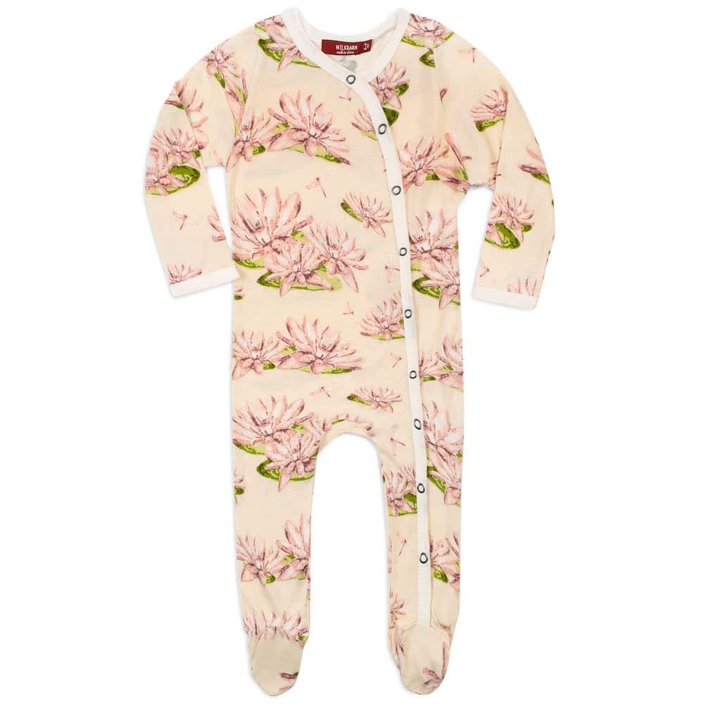 Cozy Footed Snap Romper Camping 0-3m