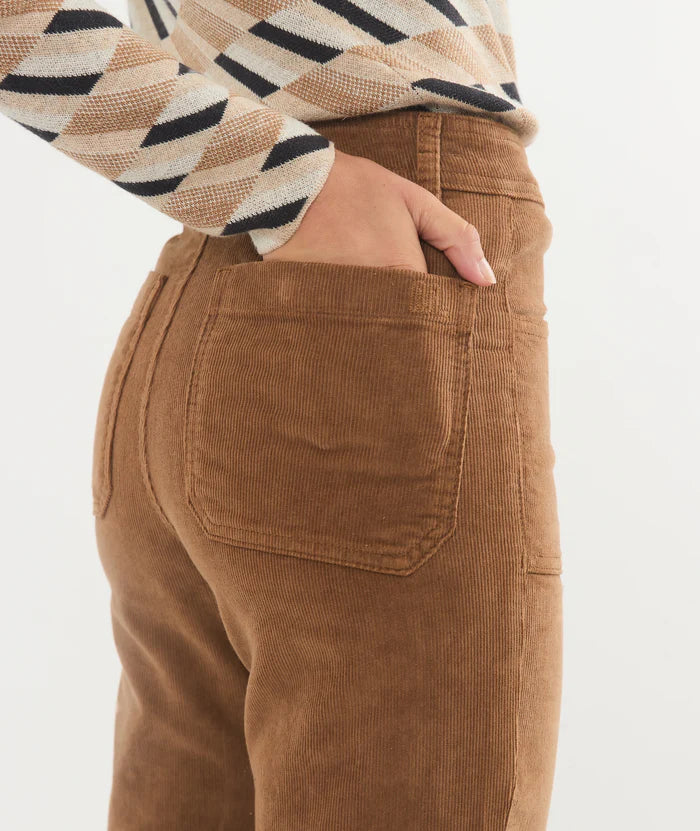 Bridget Corduroy Flare Rust 4