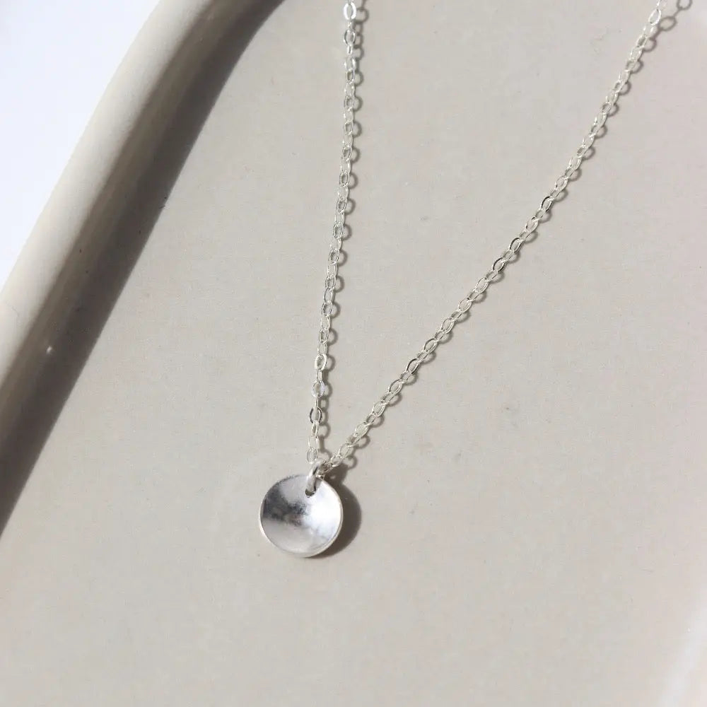 Cove Droplet Necklace Sterling Silver