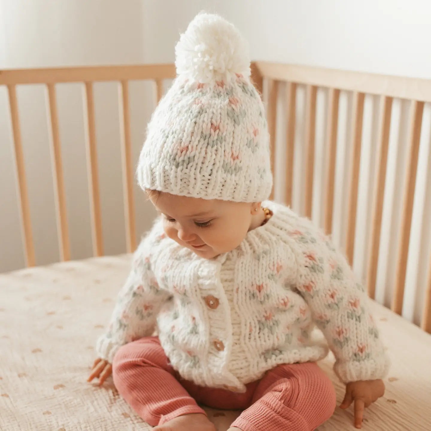 Bitty Blooms Cardigan Sweater 0-6 M