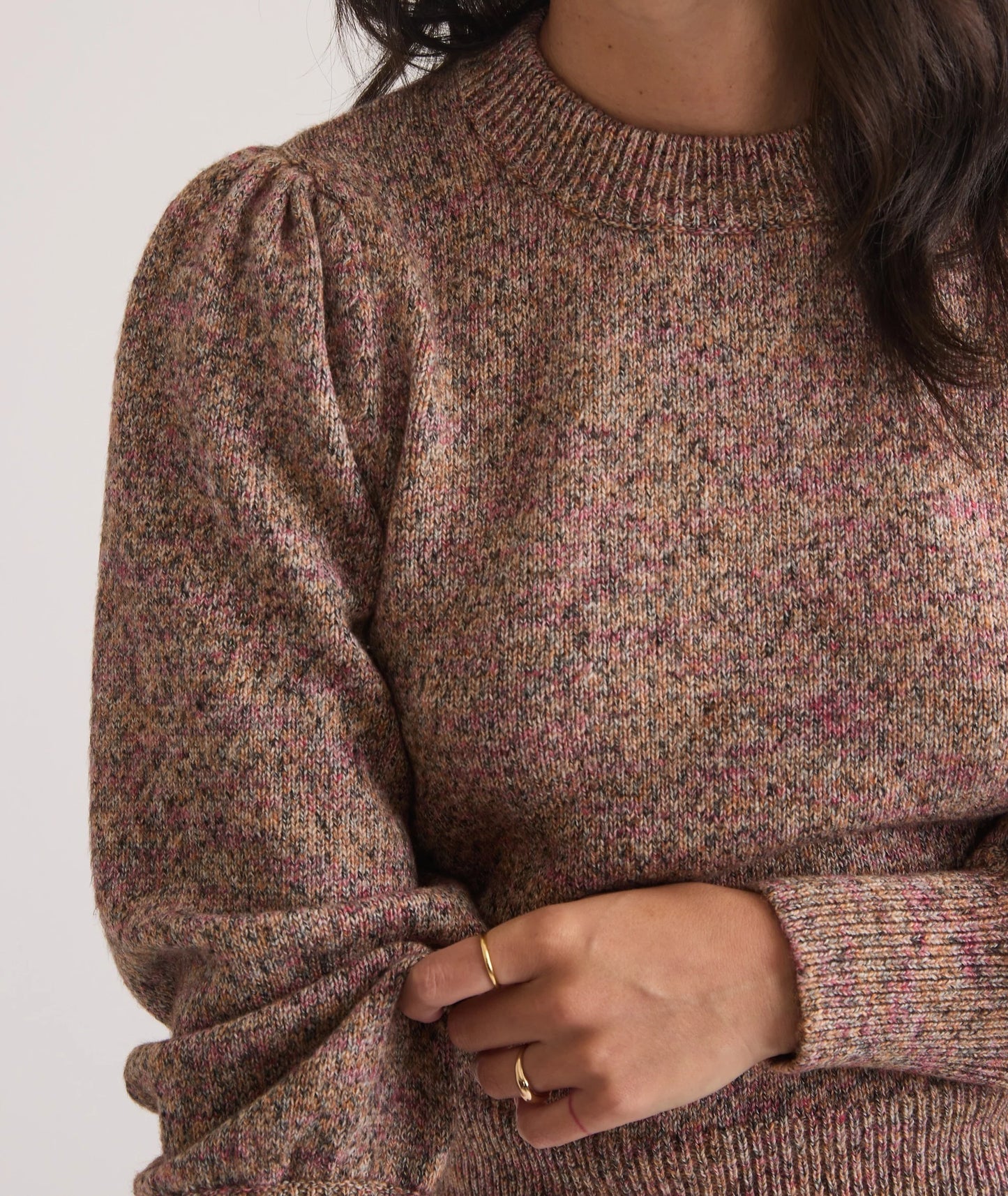 Alma Puff Sleeve Sweater Small