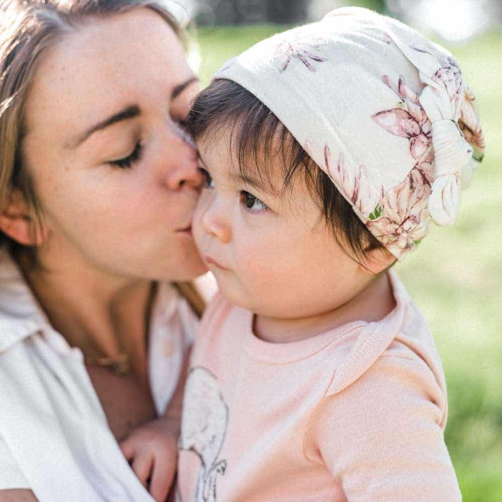 Cozy Lemon Knotted Beanie Hat 3-6M