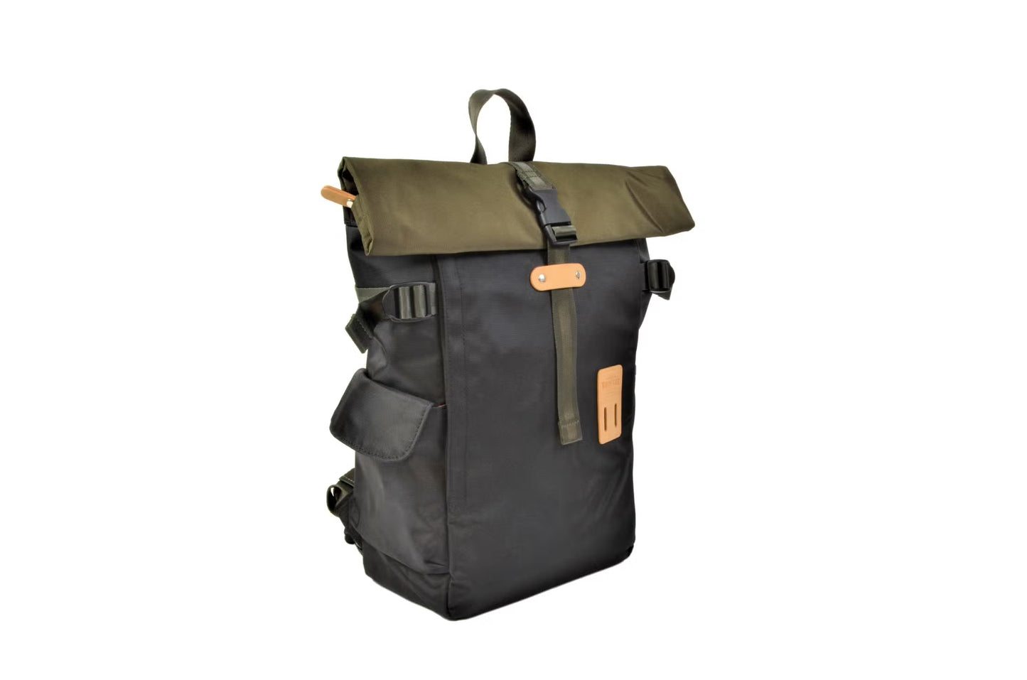 Rolltop Backpack Black Olive