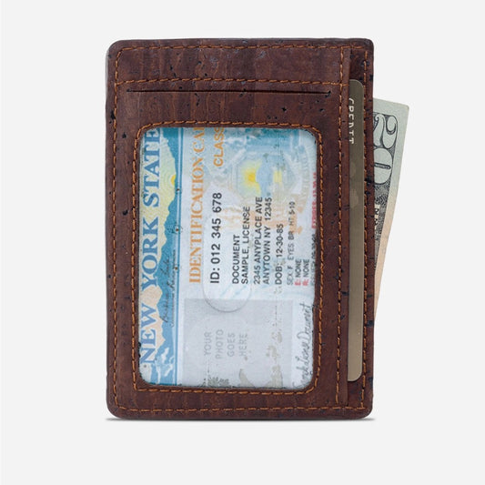 Airtag Wallet Cards Holder - Brown