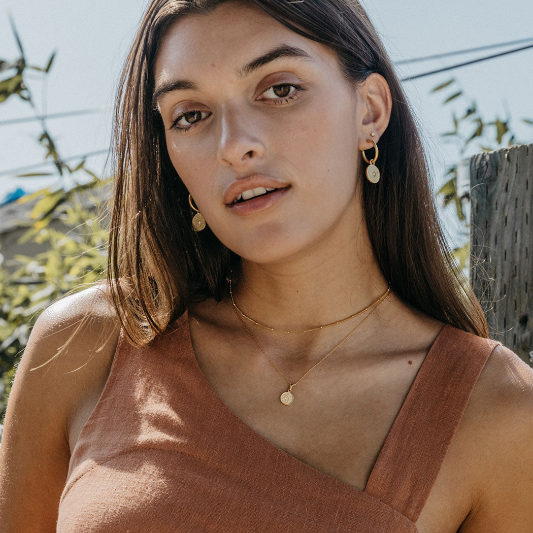 Estrella Hoops Opal