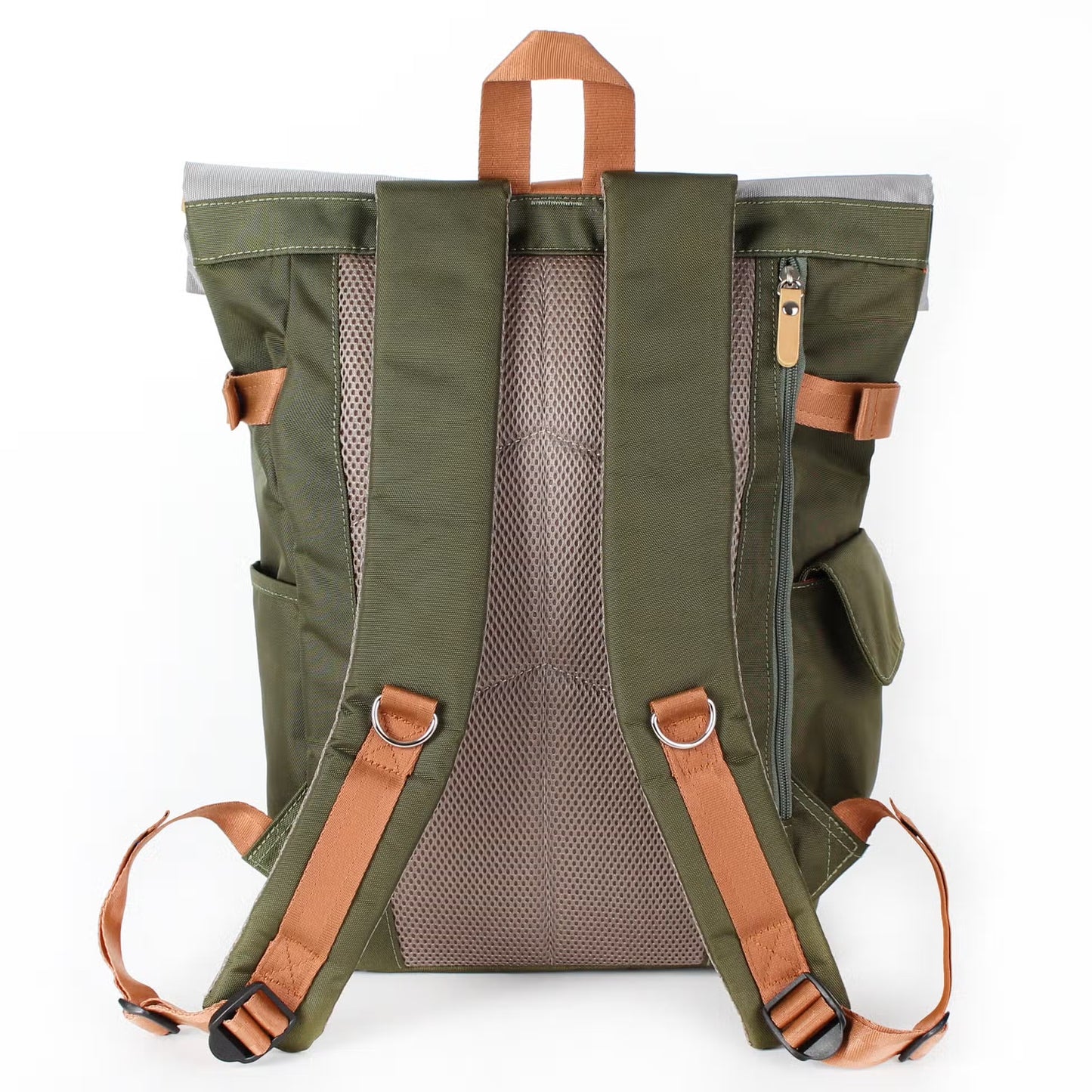 Rolltop Backpack Black Olive