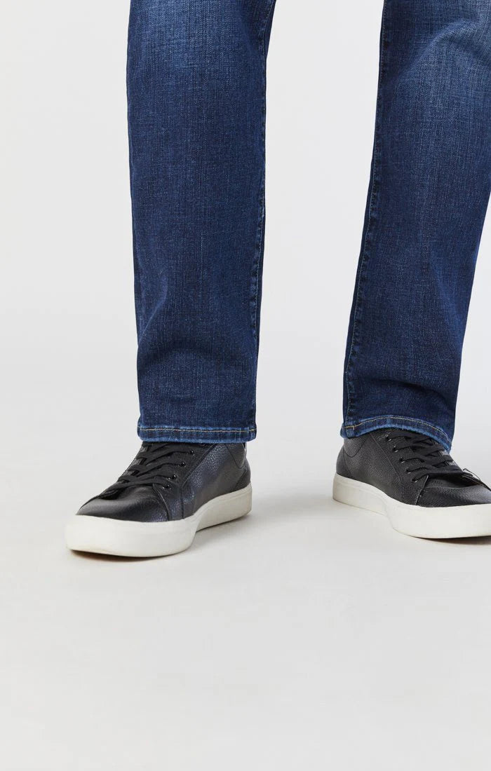 Marcus Slim Straight Leg Denim - Deep Organic Blue