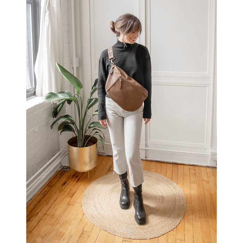 Mel Large Sling Russet Brown