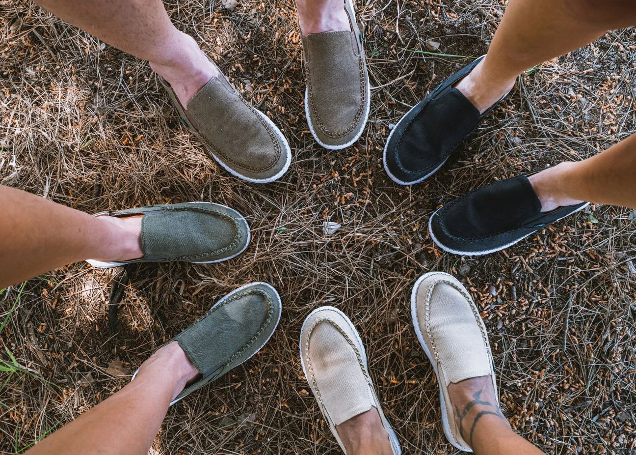 Sunslide Hemp Slip-On Green 11