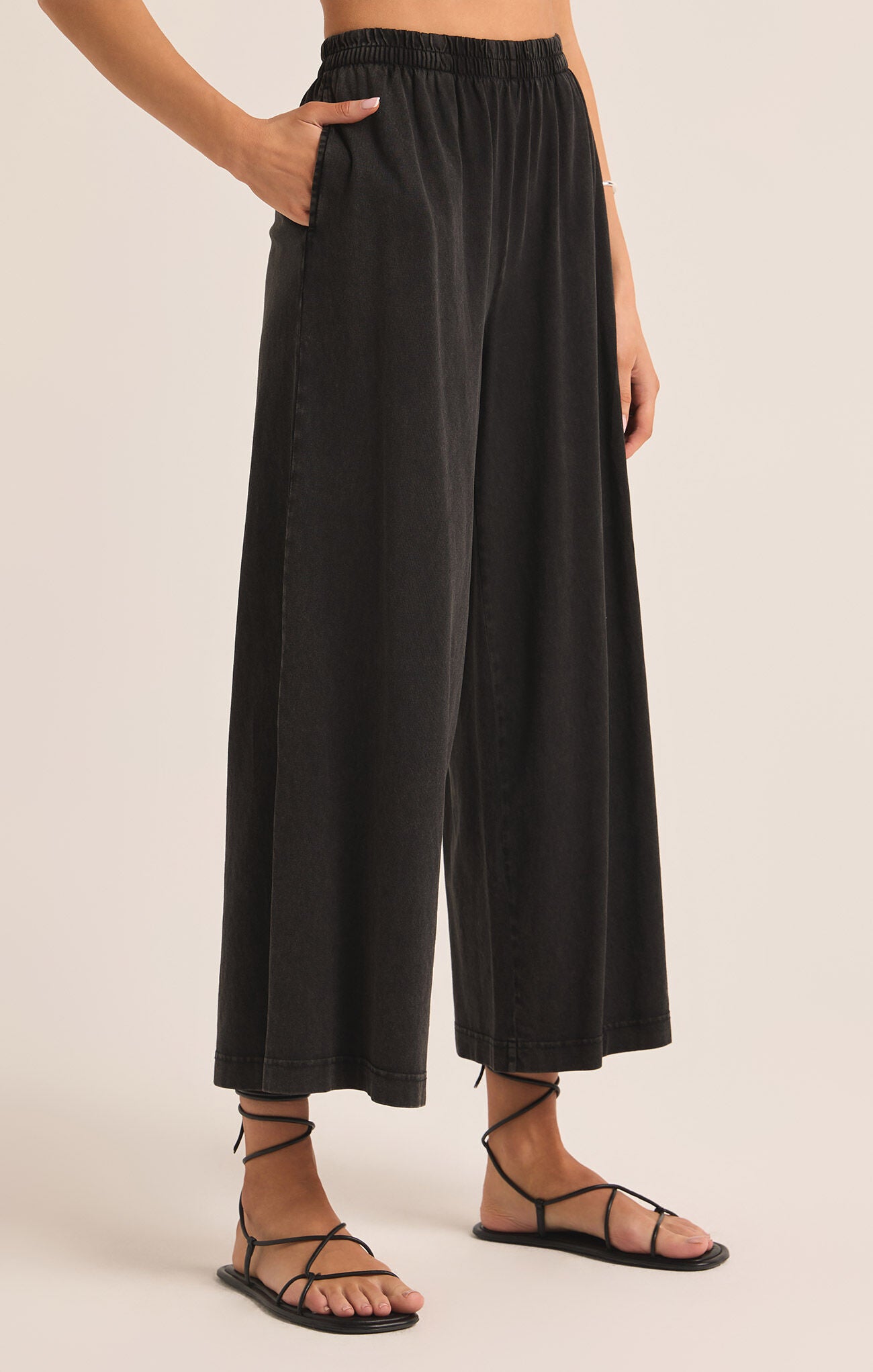 Scout Jersey Flare Pant Black Small