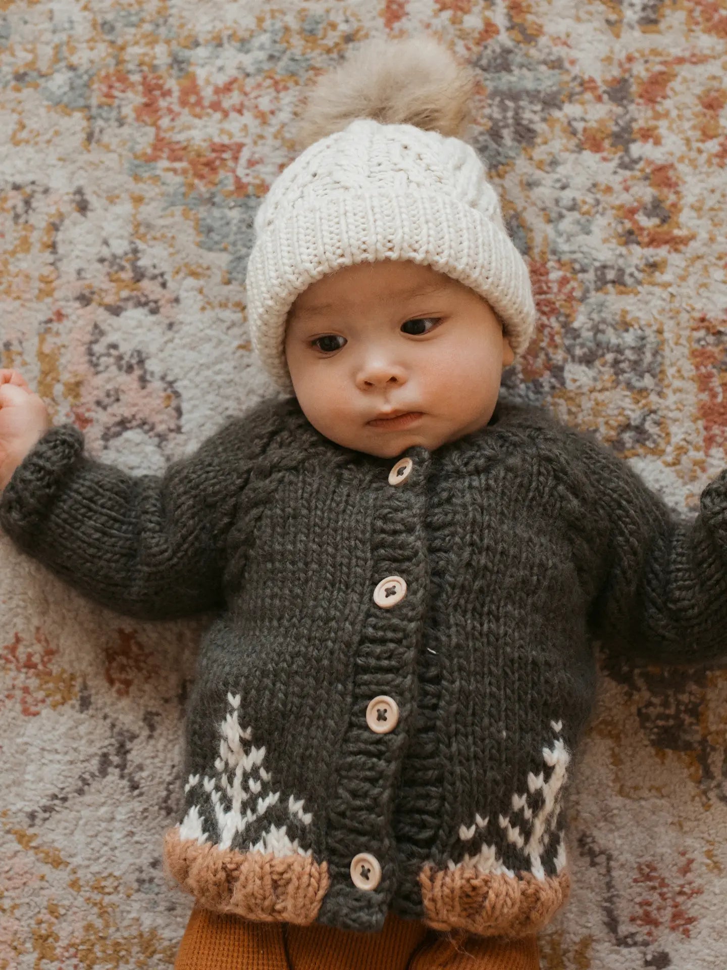 Forest Loden Cardigan Sweater 0-6 M