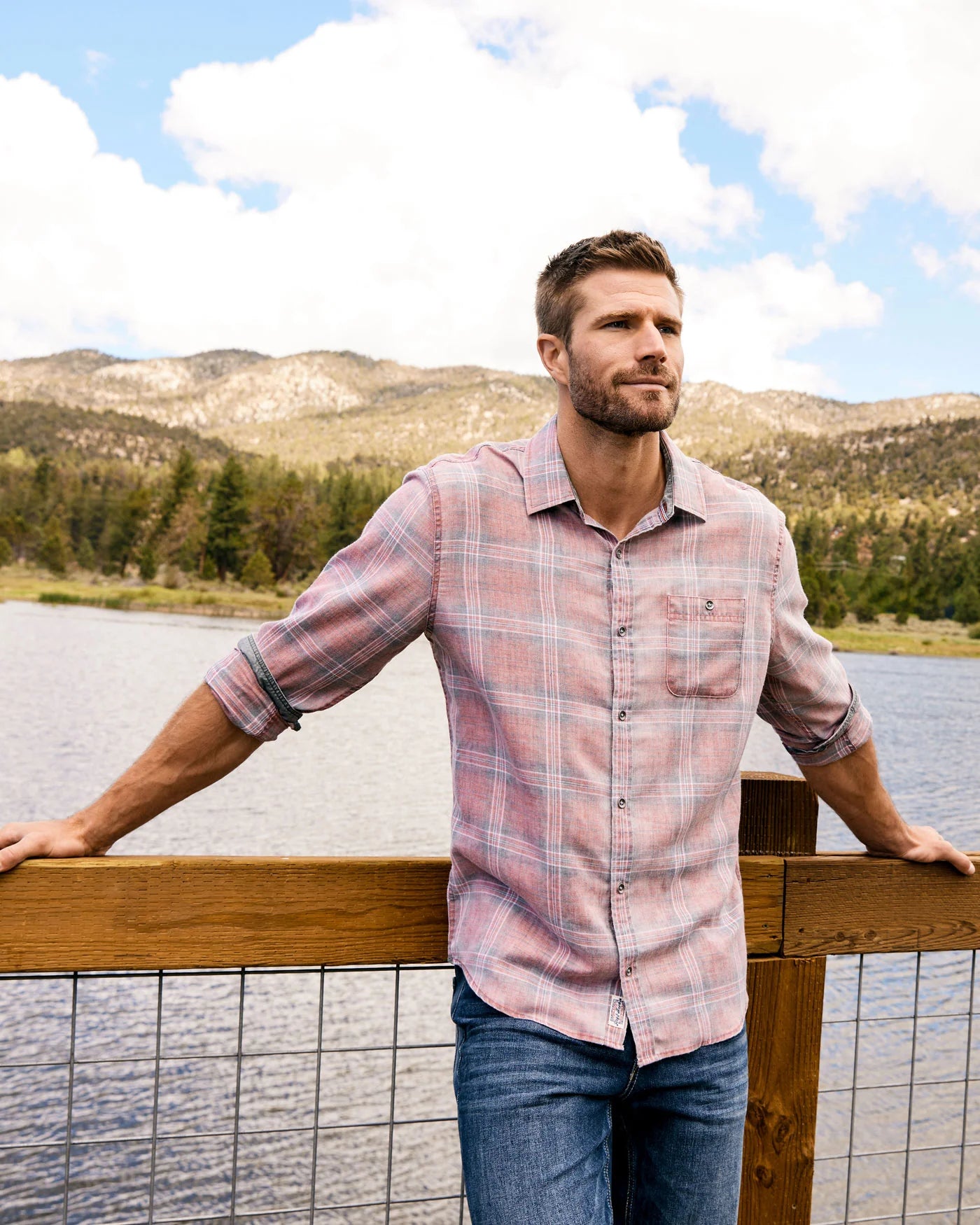 Paxton Vintage Soft Button Down Small