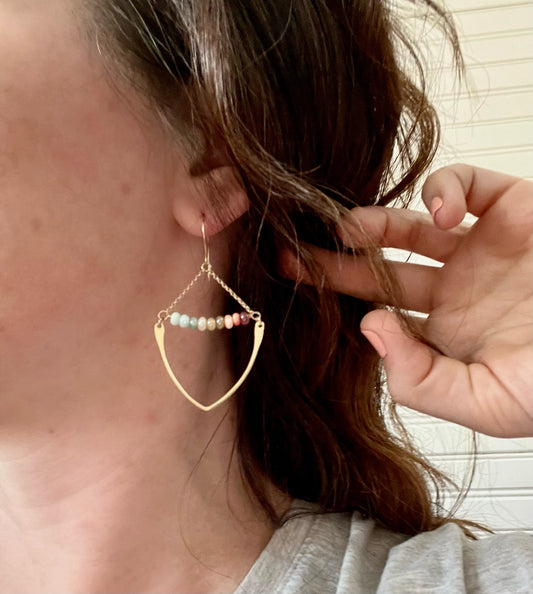 14k Gold Fill Ambrosia Chandelier Earrings