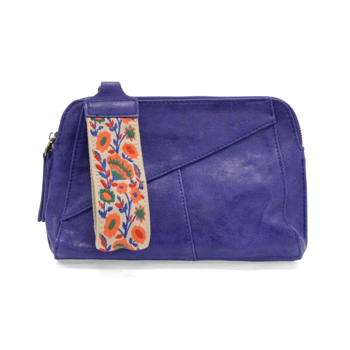 Gigi Crossbody with Woven Wristlet Strap