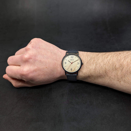 Black Berry Watch -Pineapple Fiber Band