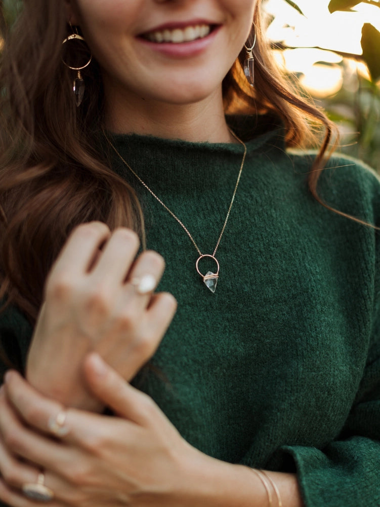 Albatross Necklace - Crystal Quartz