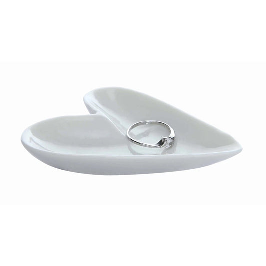 Ceramic Heart Shaped Ring Dish
