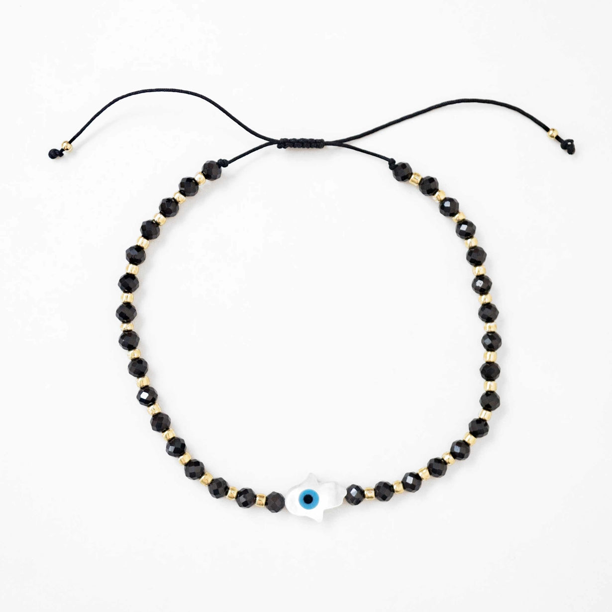 Hamsa Gemstone Bracelet Apatite