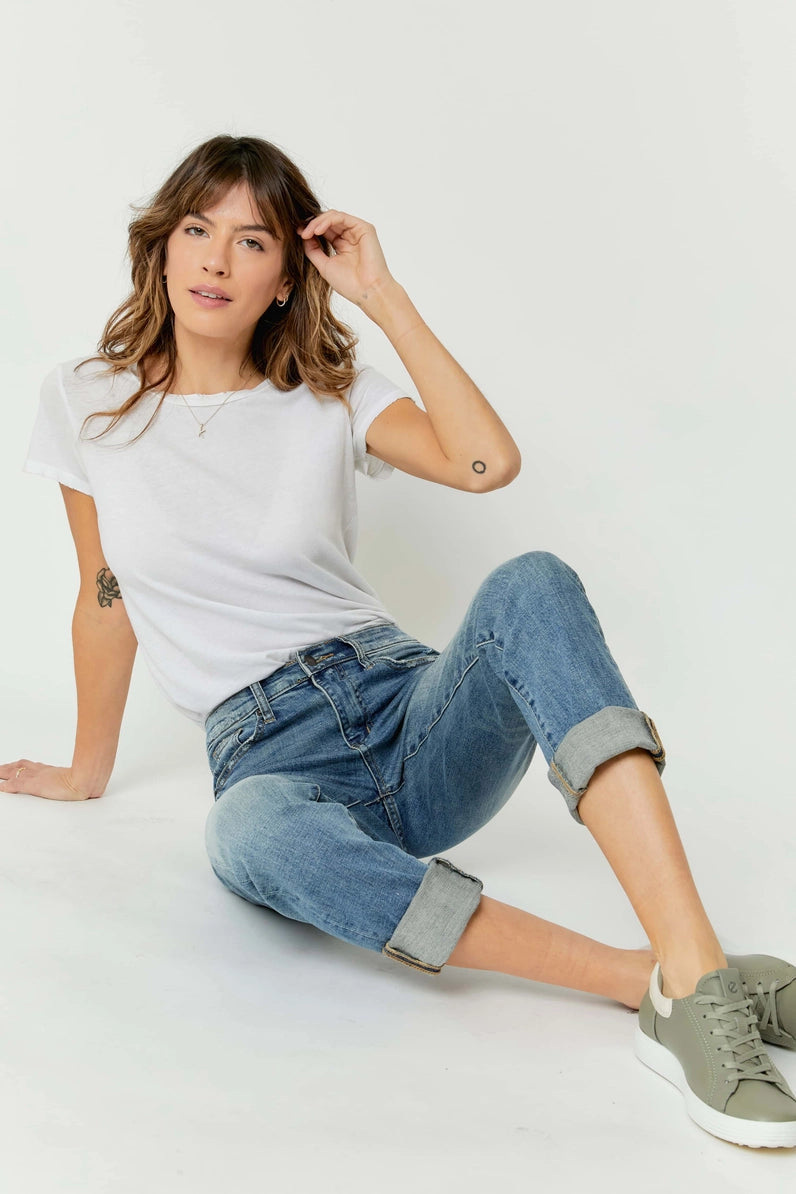 Vanna High Rise Relaxed Fit Denim 24