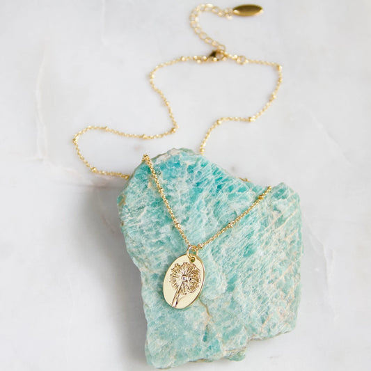 Dandelion Necklace
