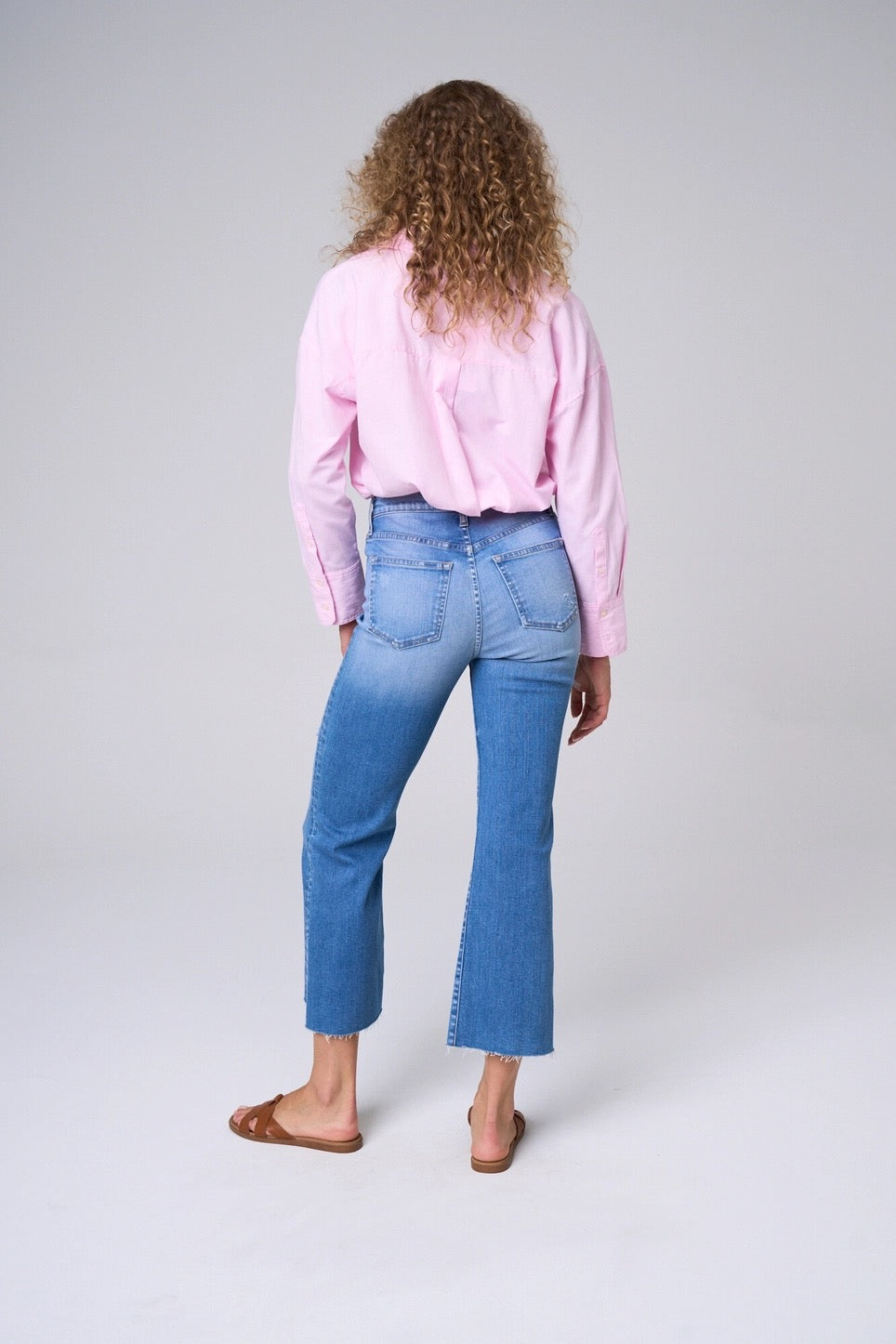 Victoria High Rise Kick Flare Denim 25
