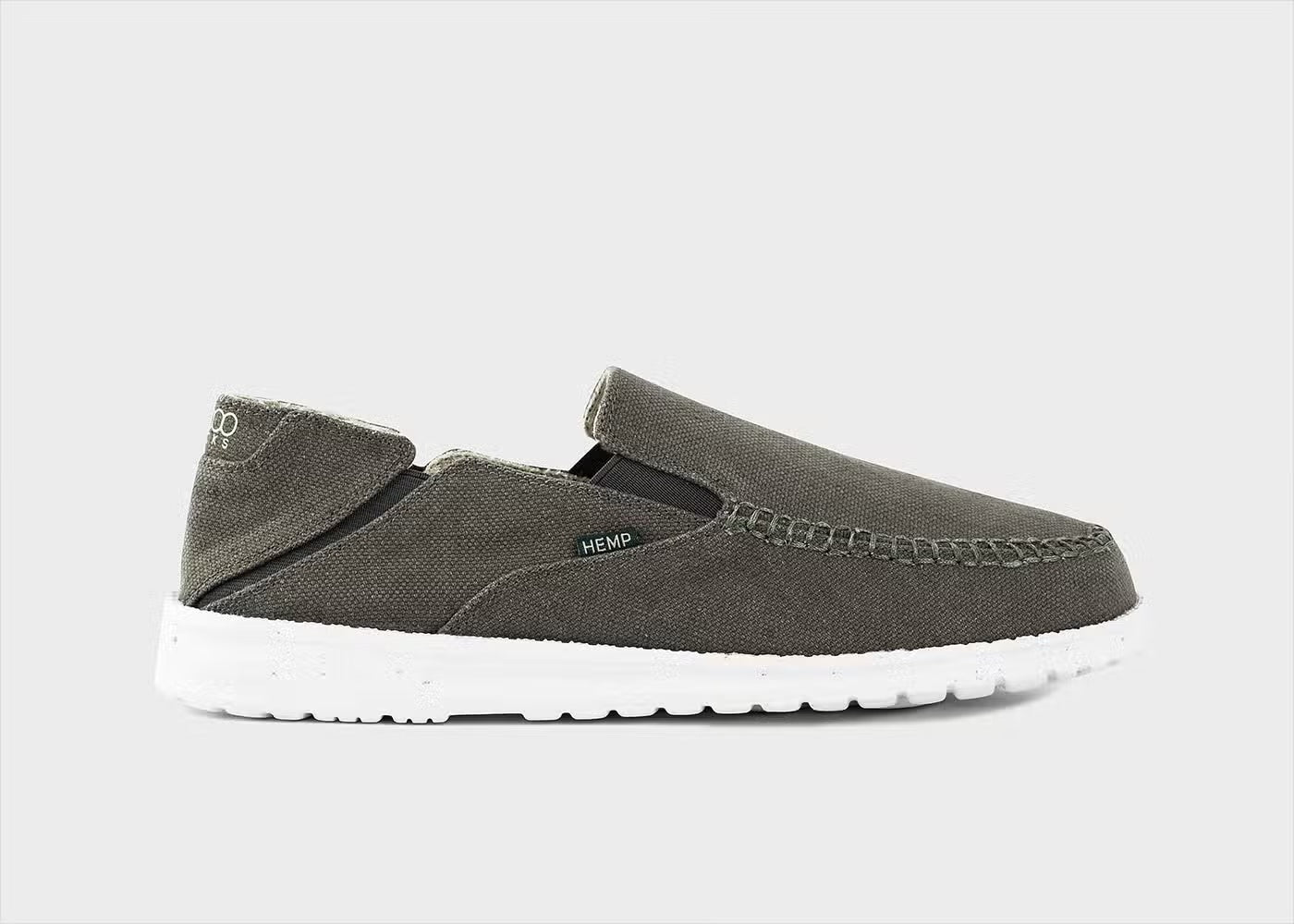 Sunslide Hemp Slip-On Green 11