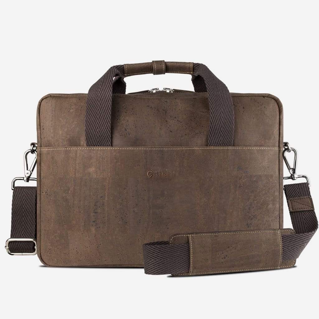 Cork Briefcase - Brown