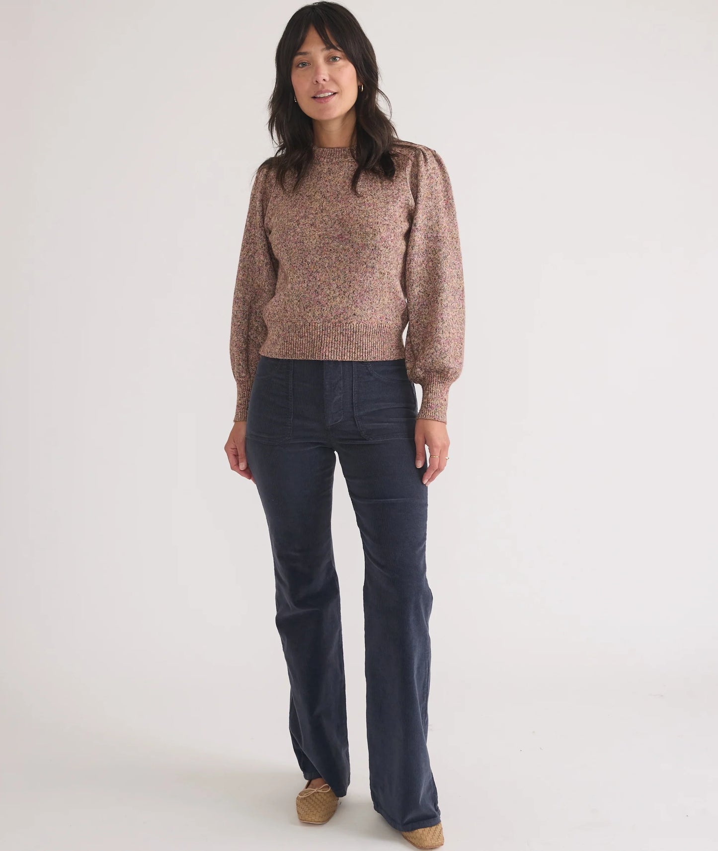 Alma Puff Sleeve Sweater Small