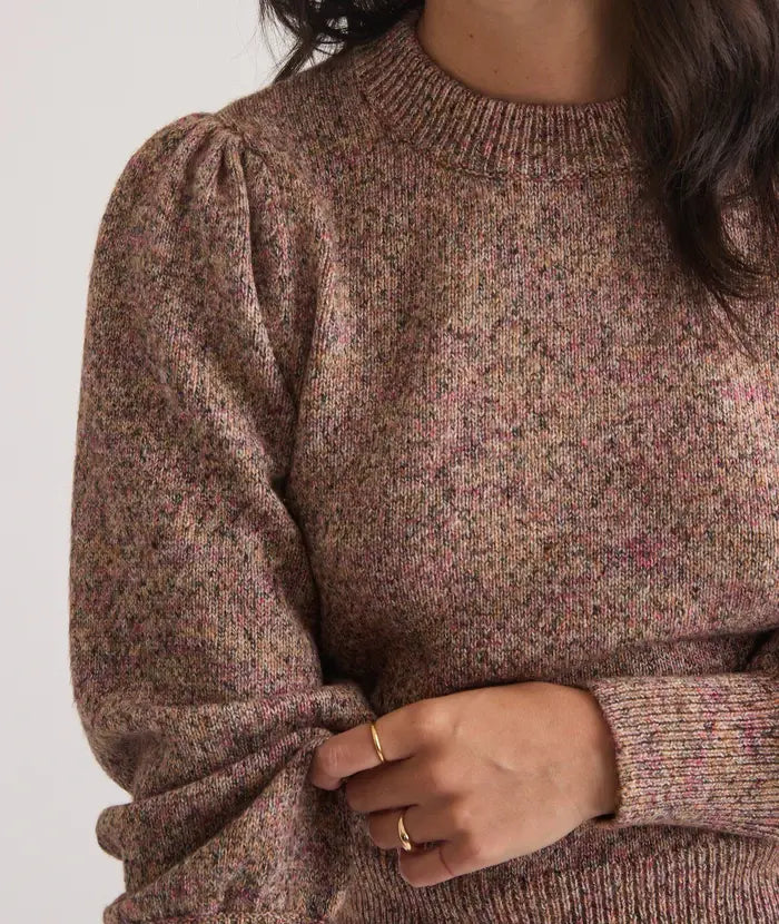 Alma Puff Sleeve Sweater Small