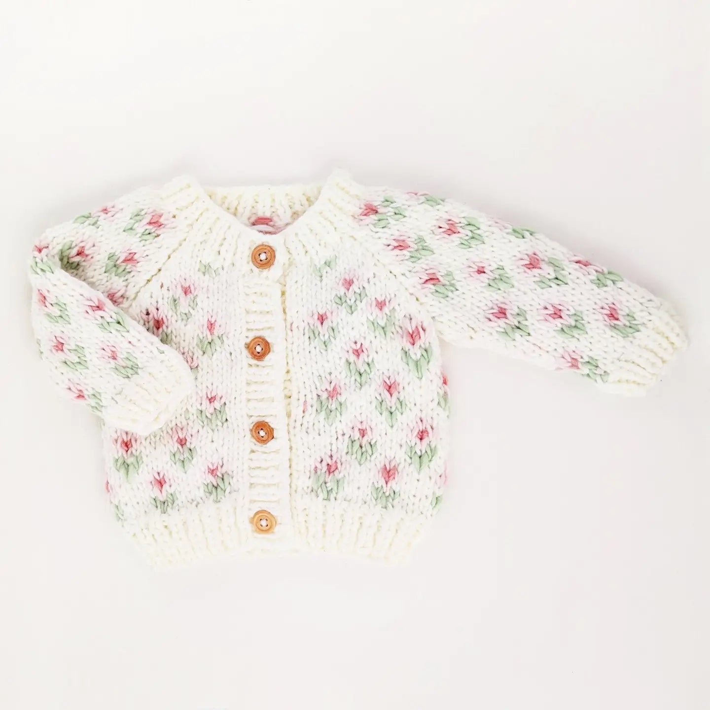 Bitty Blooms Cardigan Sweater 0-6 M
