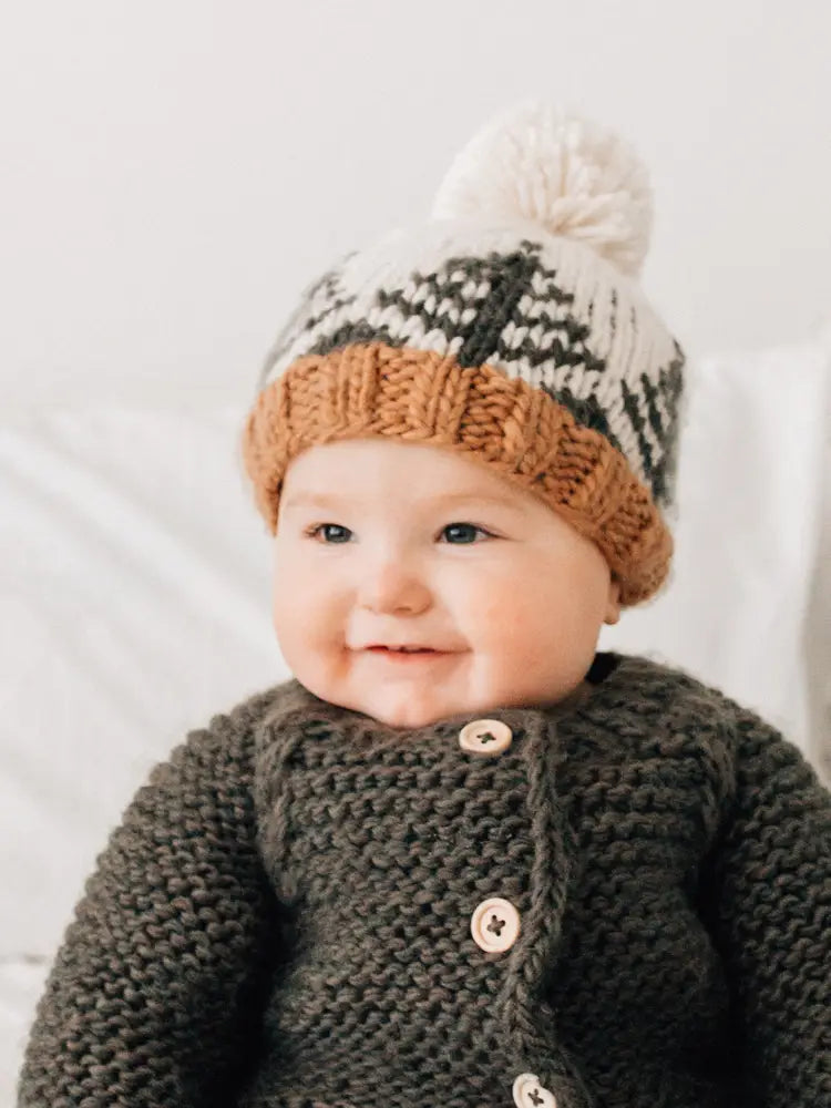 Forest Snow  Beanie Hat 0-6 M