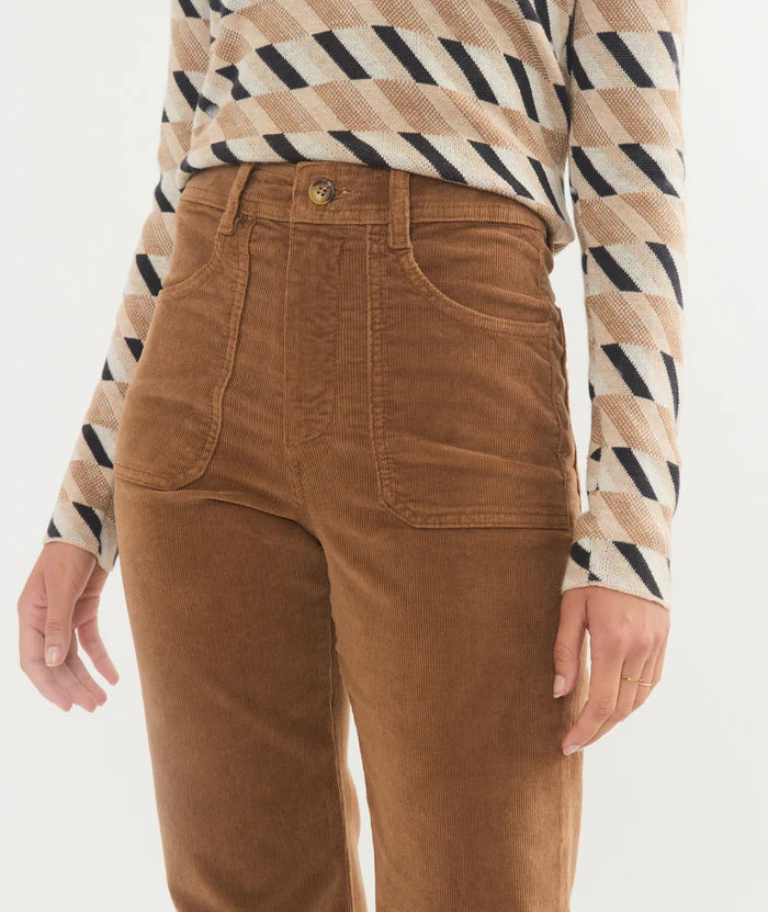 Bridget Corduroy Flare Rust 4