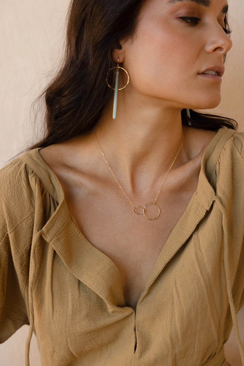 14k Gold Fill Unity Necklace