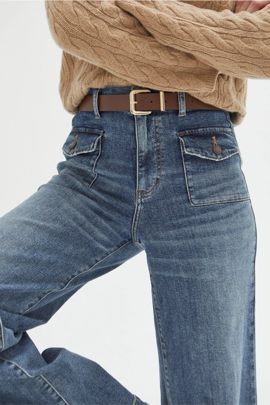 Campbell High Rise Front Pocket Denim 24