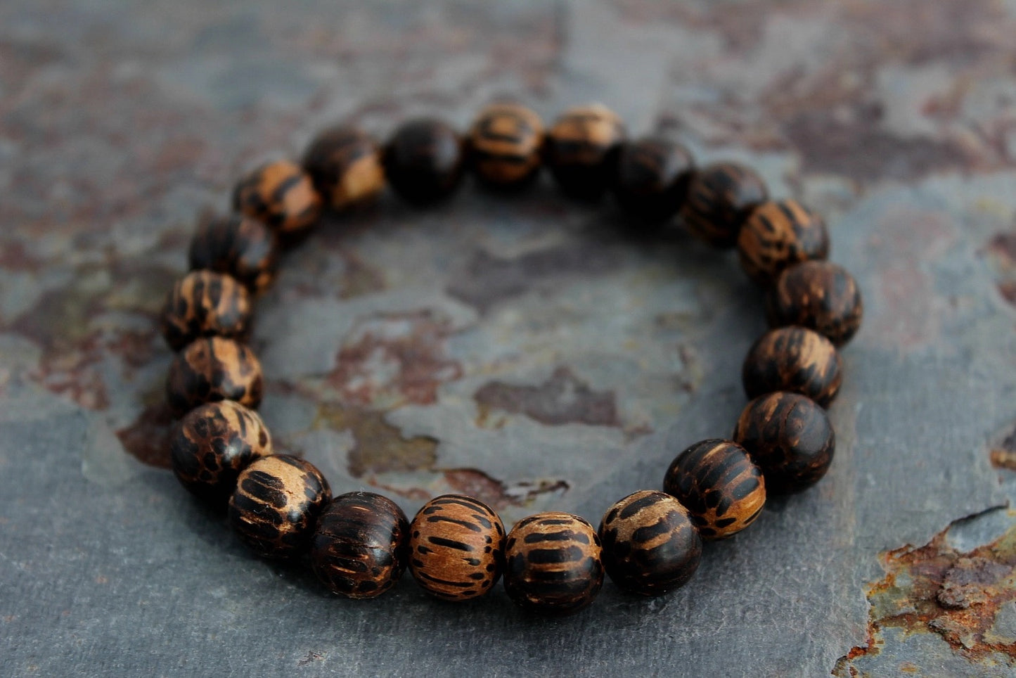 Mika Petrified Palm Wood Bracelet